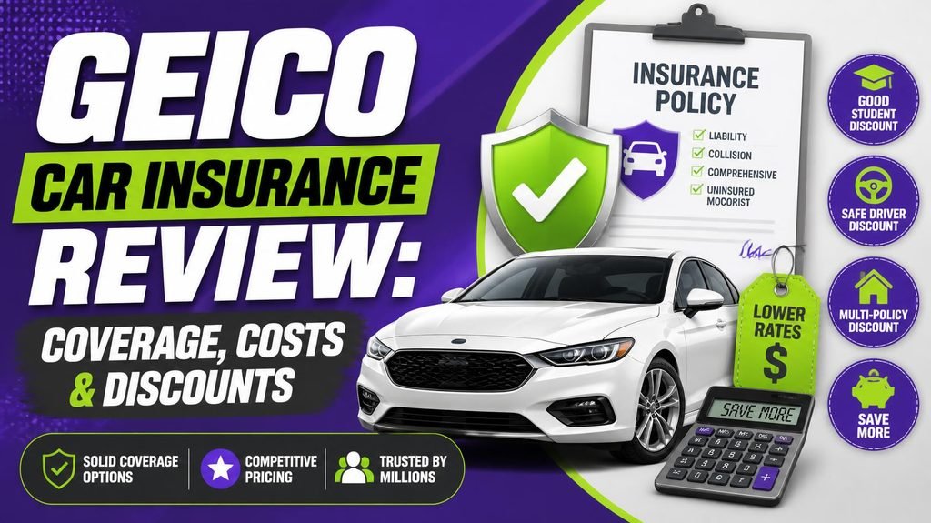 GEICO Car Insurance Review Coverage, Costs & Discounts